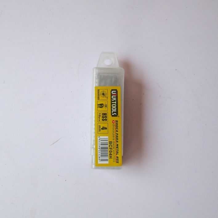 SET BROCA METAL 4MM X 10 UN1