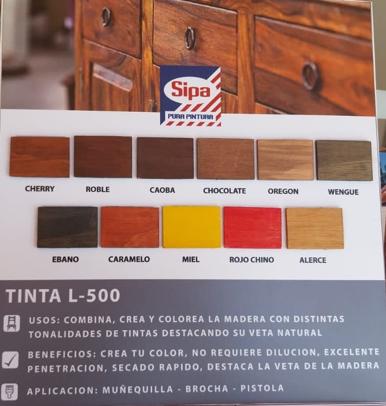 TINTA L-500 ROBLE 1/4 GL2