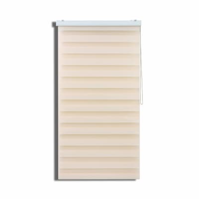 CORTINA ROLLER ZEBRA DIA-NOCHE BEIGE CON CENEFA