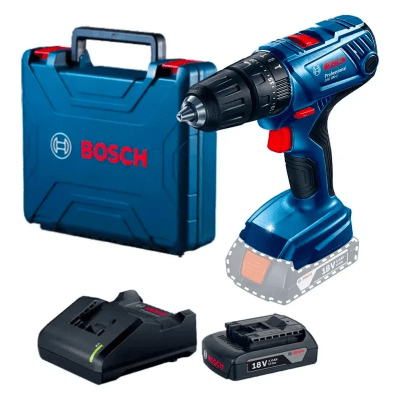 TALADRO PERCUTOR BOSCH INALAMB GSB-180-LI C/BAT 18V+CARG+MALETIN Y 23ACC