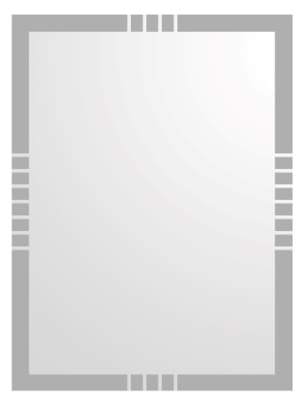 ESPEJO BAÑO RECTANGULAR 60X80 4 FRANJAS AZUL
