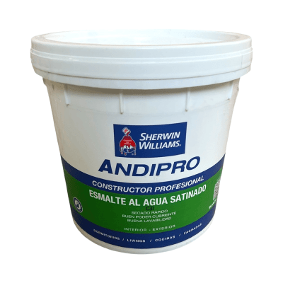 ESMALTE AL AGUA ANDIPRO SHERWIN WILL BLANCO