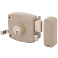 Cerradura Poli Sobreponer 1994 - Cerrojo Macizo Compatible con Puerta Acceso o Reja