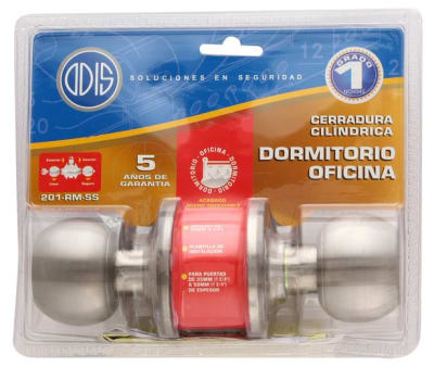 Cerradura Cilíndrica Odis 201 Dormitorio Inox