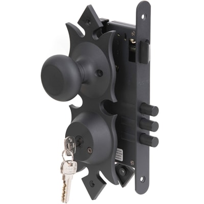 Cerradura de Embutir Odis 226 Colonial Medio Pomo Acceso
