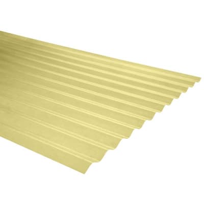 PLANCHA FIBRA VIDRIO ONDULADO AMARILLO