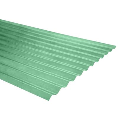 PLANCHA FIBRA VIDRIO ONDULADO VERDE