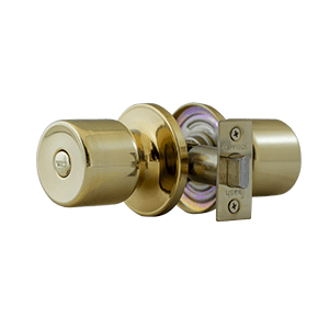 CERRADURA TUBULAR POMO PREMIUM BAÑO/DORM ANTIMICROBIANA BRONCE