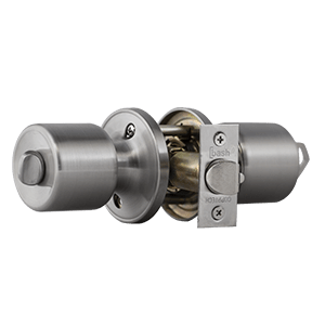 CERRADURA TUBULAR POMO PREMIUM DORM/OFI ANTIMICROBIANA INOX1