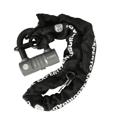 CANDADO BICICLETA U-LOCK ODIS BIKE K1800D C/CADENA 10MM