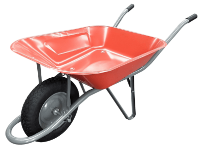 CARRETILLA LIVIANA LIOI ROJA 60LT1