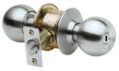 Cerradura Yale Cilíndrica Baño Dormitorio Inoxidable