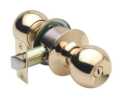 Cerradura Yale Cilindrica Baño Dormitorio Bronce