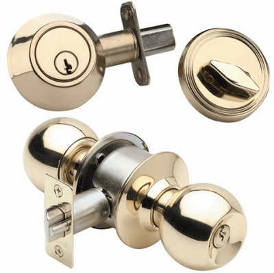 COMBO CERRADURA POLI TUBULAR ACC+CERROJO IGUALADO BR1