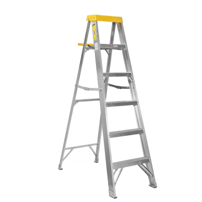ESCALERA TIJERA ALUM REDLINE 5 PELD 1.87MT 102KG RESIST