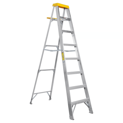 ESCALERA TIJERA ALUM REDLINE 7 PELD 2.48MT 102KG RESIST