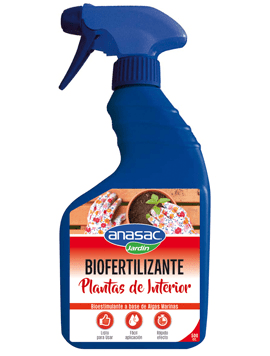 BIOFERTILIZANTE PLANTAS DE INTERIOR ANASAC 500 ML