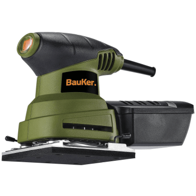 LIJADORA PALMA ORBITAL ELECTRICA BAUKER 1/4 220W