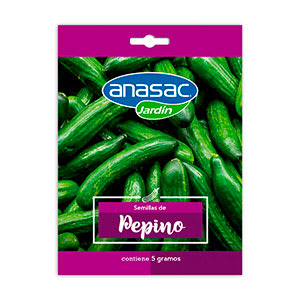 SEMILLA HORTALIZA PEPINO ANASAC 5 GR