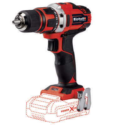 KIT TALADRO INALAMB 13mm EINHELL 18V TE-CD 18/40 LI-SOLO C/BATERIA Y CARGADOR 2.5AH