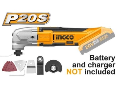 HERRAMIENTA MULTIFUNCION INGCO 20V S/BATERIA C/ACCESORIOS CMLI20011