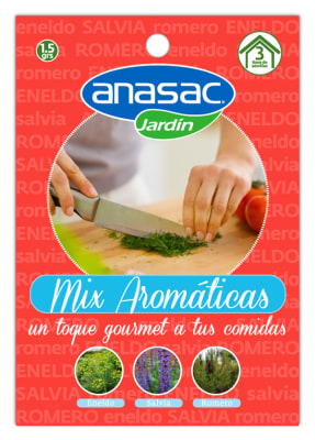 SEMILLA HORTALIZA AROMATICAS ANASAC 1.1 GR