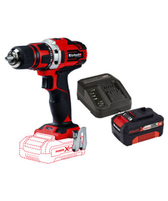 KIT TALADRO INALAMB 10mm EINHELL  18V TE-CD 18/40 LI-BL SOLO C/BATERIA Y CARGADOR 2.5AH