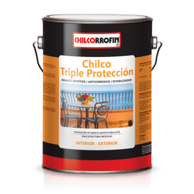 PINTURA CHILCO TRIPLE PROTECCION NEGRO 1GL1