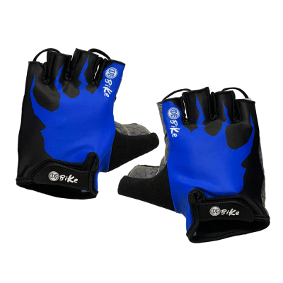 GUANTE ODIS MEDIO DEDO P/BICI AZUL