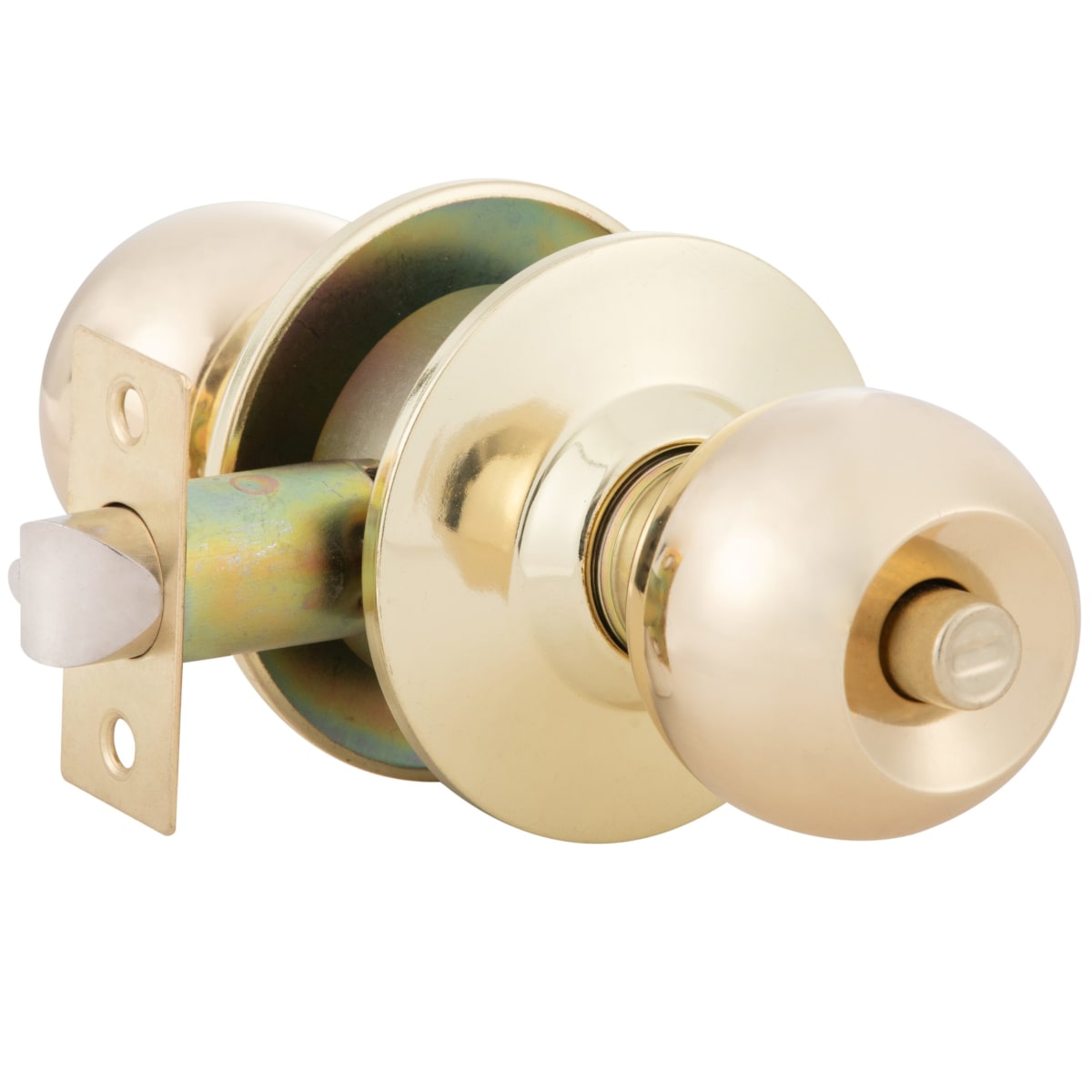 Cerradura Cilíndrica Oister 101 Baño Bronce Pulido8