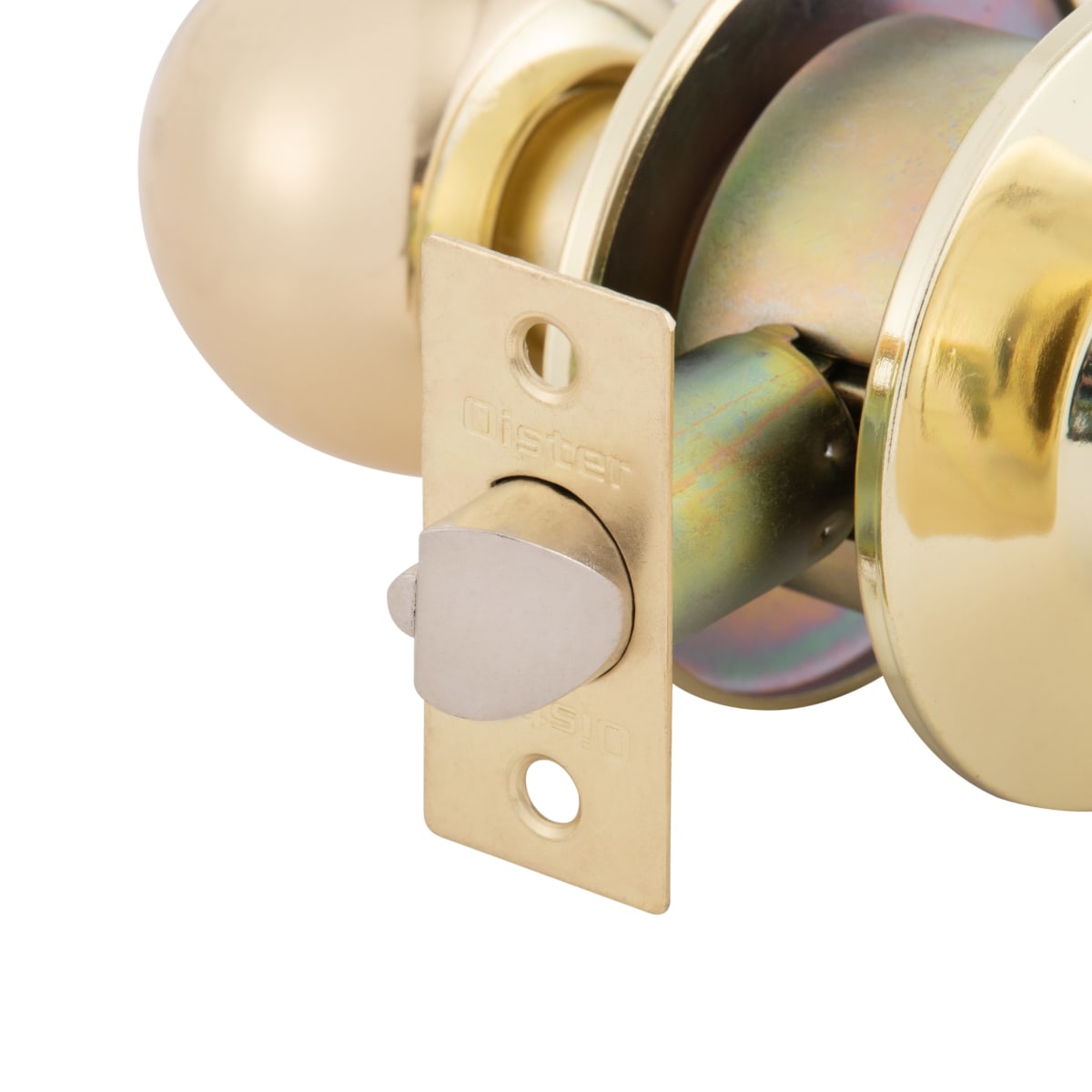 Cerradura Cilíndrica Oister 101 Baño Bronce Pulido5