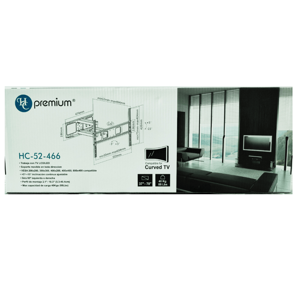 SOPORTE TV HC 52-466 37-70