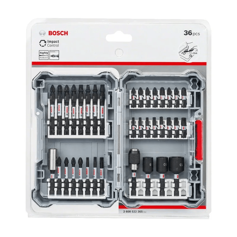 MALETIN SET DE PUNTAS P/ATORNILLAR BOSCH 36PZS4
