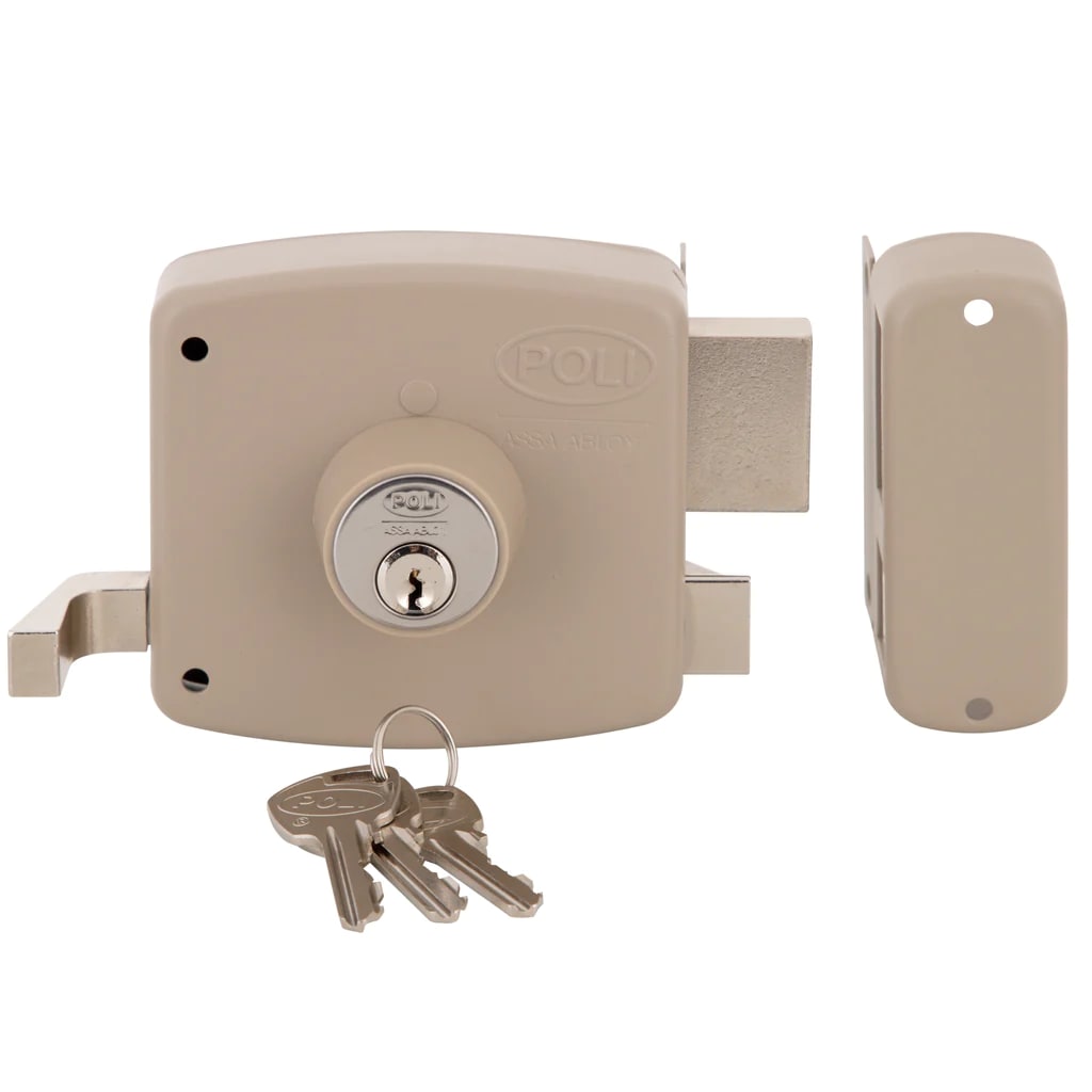 Cerradura Poli Sobreponer 1994 - Cerrojo Macizo Compatible con Puerta Acceso o Reja3