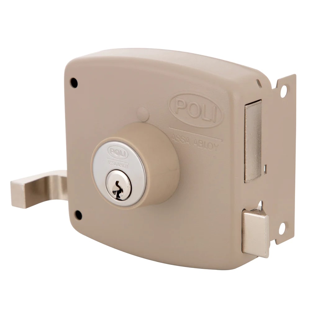 Cerradura Poli Sobreponer 1994 - Cerrojo Macizo Compatible con Puerta Acceso o Reja6