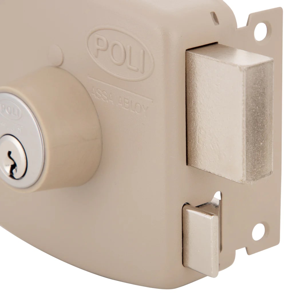 Cerradura Poli Sobreponer 1994 - Cerrojo Macizo Compatible con Puerta Acceso o Reja5