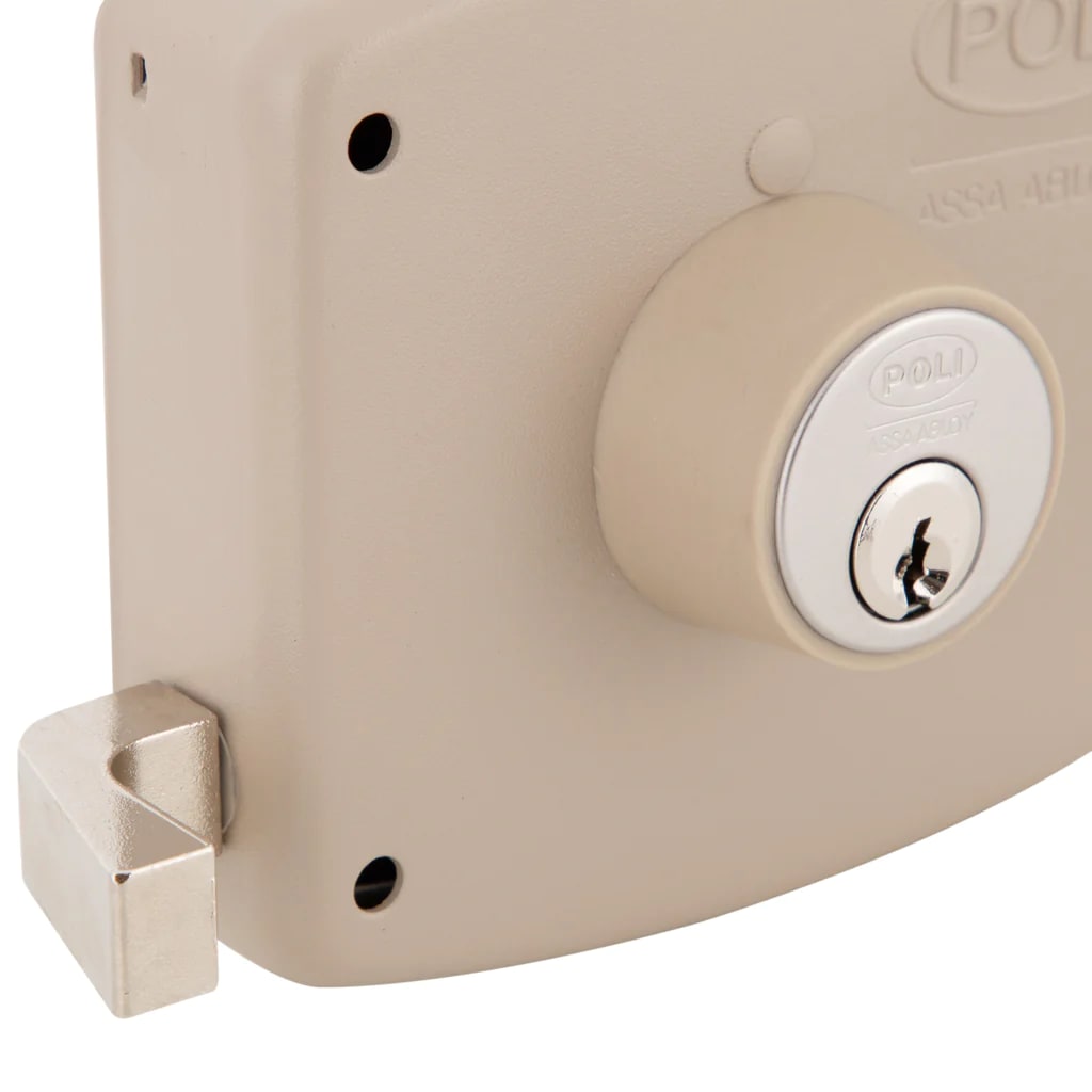 Cerradura Poli Sobreponer 1994 - Cerrojo Macizo Compatible con Puerta Acceso o Reja4