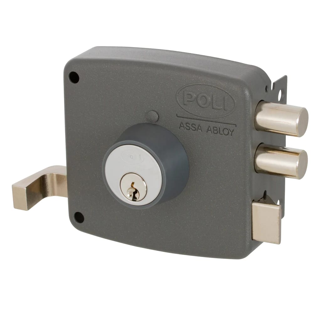 Cerradura Poli Sobreponer Chilena 2010 Cerrojo 2 pitones 0