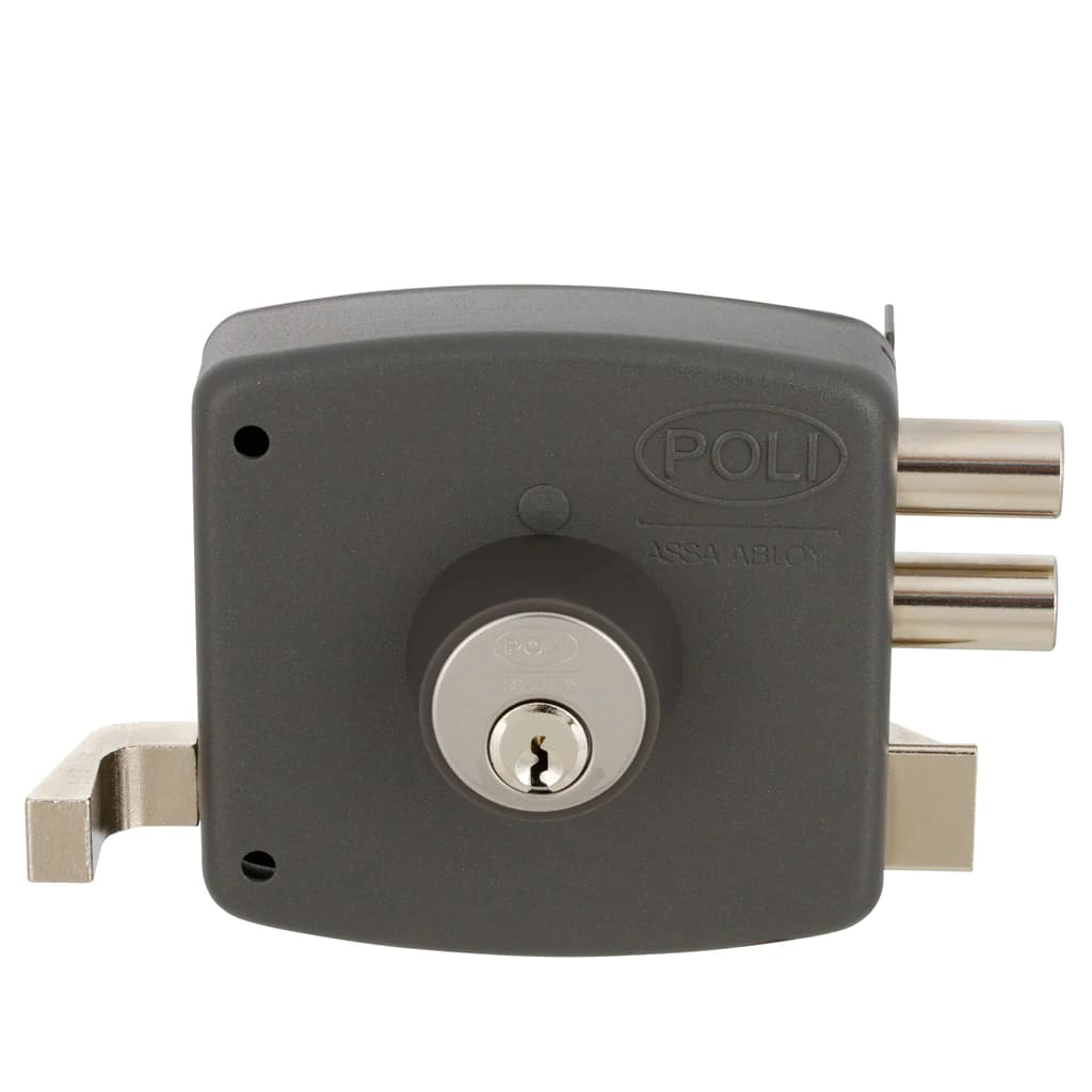 Cerradura Sobreponer Chilena 2010 Cerrojo 2 pitones+Caja Reja para soldar3