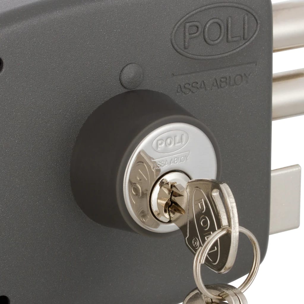 Cerradura Sobreponer Chilena 2010 Cerrojo 2 pitones+Caja Reja para soldar6