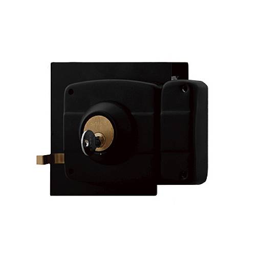 CERRADURA 210 DE SOBREPONER / NEGRA REJA-PORTÓN2