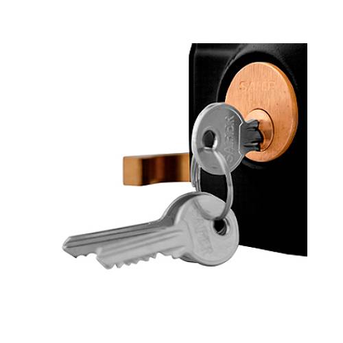 CERRADURA 210 DE SOBREPONER / NEGRA REJA-PORTÓN3