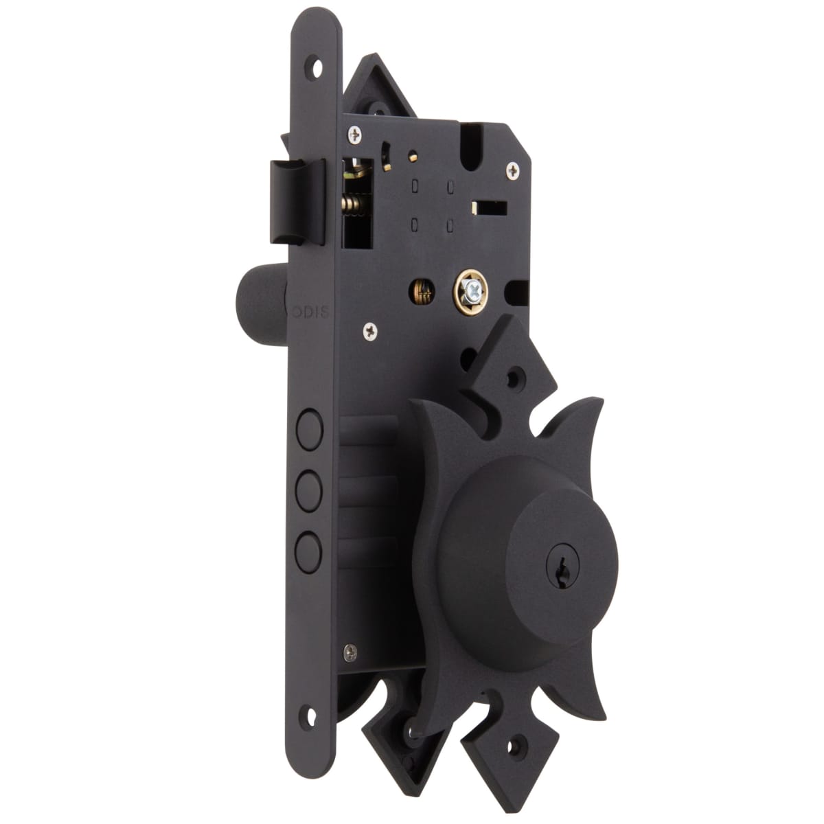 Cerradura Embutir Odis 216 Colonial con Manilla Medio Acceso2