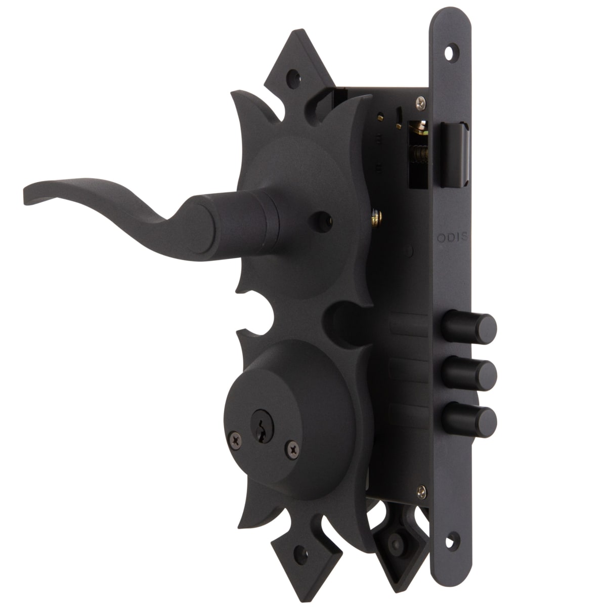 Cerradura Embutir Odis 216 Colonial con Manilla Medio Acceso 0