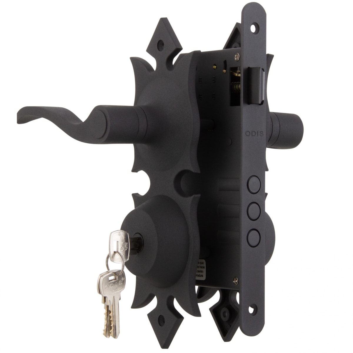 Cerradura Embutir Odis 216 Colonial Loggia con Manilla9