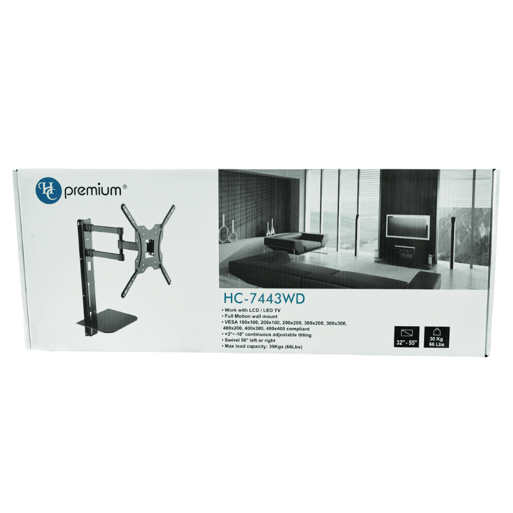 SOPORTE TV HC 7443WD C/REPISA 32-55