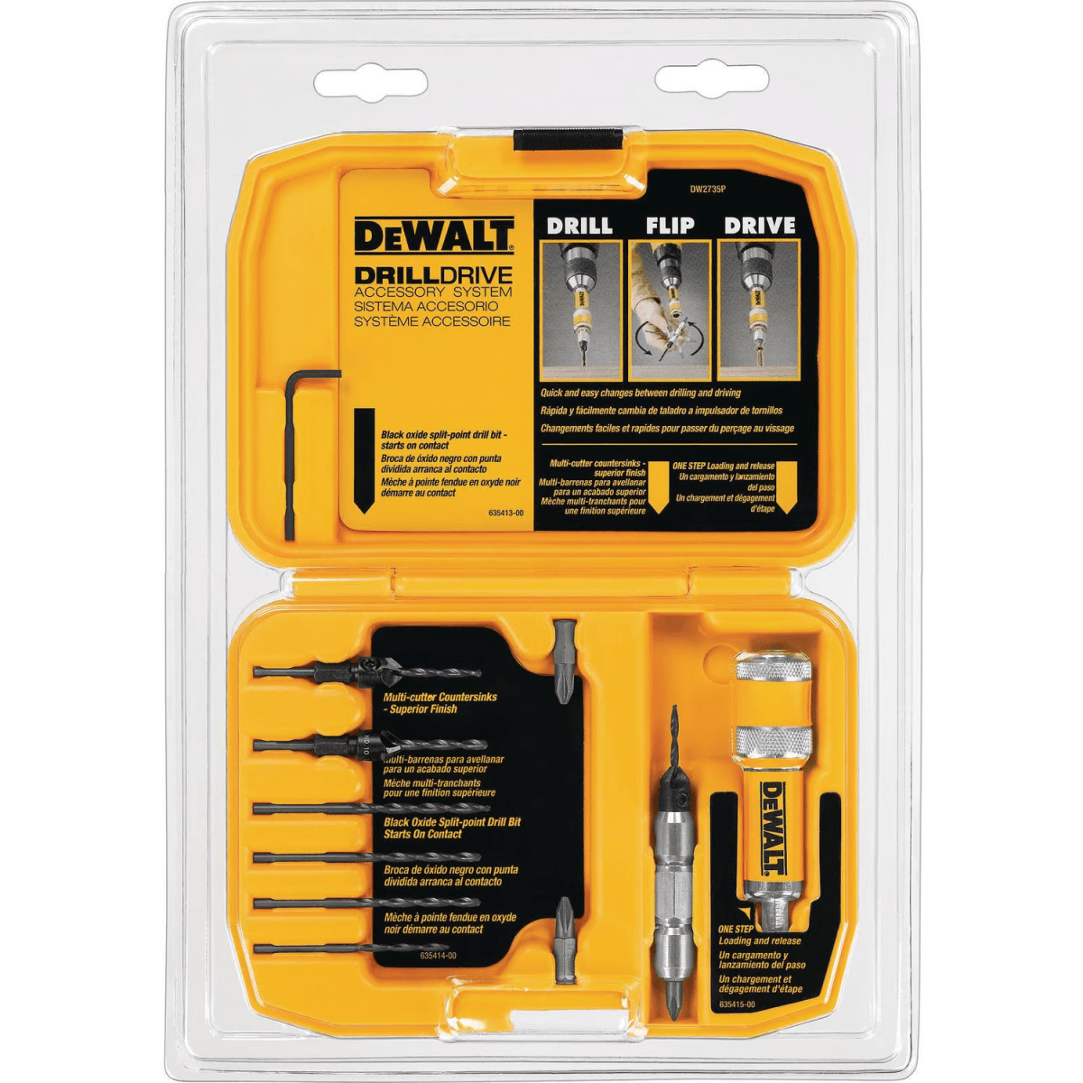 SET AVELLANADOR/ATORNILLADOR DEWALT DW2735P2