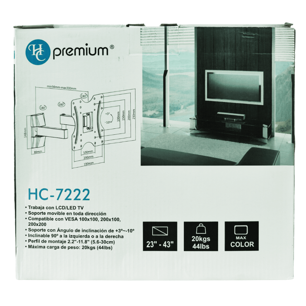 SOPORTE TV HC 7222 23-43