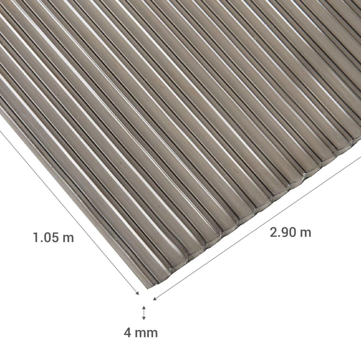 POLICARBONATO ALVEOLAR 4mmx1.05mx2.90m BRONCE3