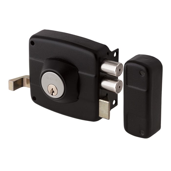Cerradura Sobreponer Odis 321 Negra Linea 3005